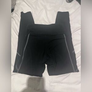 Express Black Leggings with white Accents